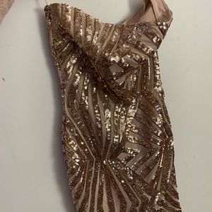 Short Tight Sparkly Prom Dress